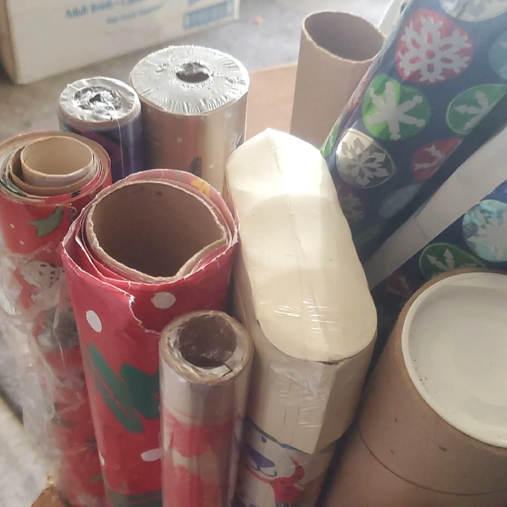 Festive Holiday Wrapping Paper Set - Red, Blue, Green